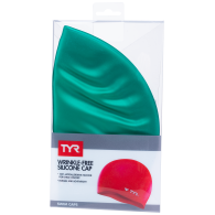 Шапочка для плавания TYR Wrinkle-Free Silicone Cap, силикон, LCSL/310, зеленый